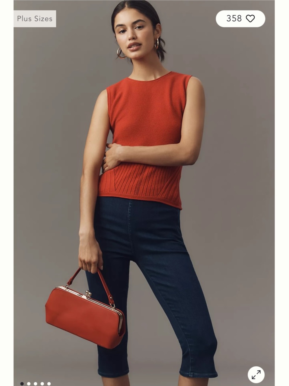 Anthropologie Maeve Cherry Bomb Sweater